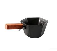 Taza de medición de acero para hornear 12.5cm Horneado de acero resistente | Líneas de medición claras, dosificación precisa para espresso, acero inoxidable, 12,5 cm de longitud, preparación diaria