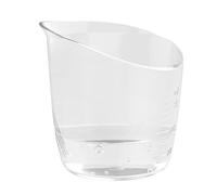 Taza de medición para bebés - Taza transparente de escala de 35 ml, herramienta reutilizable en ángulo, accesorio de medición de alimentación, fácil control con guía larga y puntiaguda | Medición