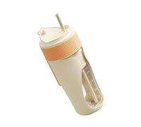 Taza de mezcla portátil de 450 ml con motor fuerte para batidos, exprimidor de frutas recargable USB C, práctica licuadora de hielo
