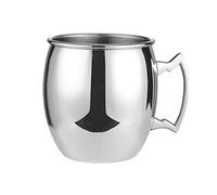 Taza de Moscú de boca grande fácil de verter, tarro de metal, tazas de contenedor, tazas de regalo para café hirviendo agua