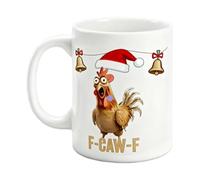 Taza de Navidad, diseño de animales de dibujos animados, taza de cerámica divertida de Navidad, para adolescentes, amigos, madres, damas, cocina, fiesta de vacaciones, casa de campo