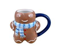 Taza de Navidad novedosa - Café con personajes en forma de 3D, regalo de cumpleaños de cerámica, regalo único y bonito, divertida taza de café de Navidad de cerámica | Café 3D caprichoso para regalo