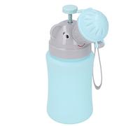 Taza de Orinal para bebé, Taza de Entrenamiento de Orina Portátil Resistente a Caídas con Sello Ergonómico para el Mareo por Movimiento para Niños (Azul para niño)