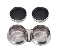 Taza de Paleta Acero Inoxidable, Recipientes Pintura con Tapas Clip Grande Doble Palette Cup Tazas Al óleo para Acrílica Gouache Acua Tablero Dibujo Artístico Copa Aceite Contenedor Boquilla Adultos