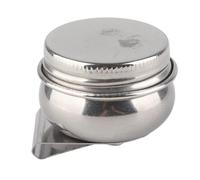 Taza de pintura al óleo de acero inoxidable, paleta doble o simple recipiente de contenedores Pintura Pincela Paleta de pincel Copa de cepillo Pot para dibujar para dibujar (F-332)