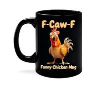 Taza de pollo - Funny Ceramic Coffee Cup With Handle | Cute Animal Print Milk Cup Drinkware For Office Restaurant Hotel Teachers Students Collectors Birthday Gift