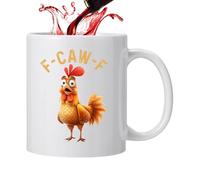 Taza De Pollo | Taza De Café Divertida De Cerámica Novedosa De 350 Ml - De Té Humor Para Amantes De Los Animales | Para Cumpleaños, Navidad, San Valentín, Amigos, Compañeros De Trabajo, Oficina E