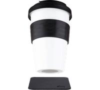 Taza de porcelana incl. posavasos 350ml to-go-cup silwy®