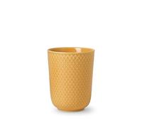 Taza de Porcelana Lyngby 33 cl Rhombe Color Mix & Match para té y café, Amarilla