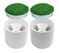 Taza de práctica de golf, herramienta ligera en el campo, aleación de aluminio de 11 x 3 cm y diseño ABS para poner en el patio trasero, entrenamiento de golf y uso preciso de simulación de campo