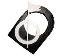 Taza de práctica para Putting con, Herramienta de Entrenamiento con Agujero para Poner, Accesorios de Golf para Equipos de Entrenamiento de Golf en Interiores y Exteriores