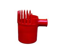 Taza de recolección de protección manual, herramienta manual de frutas pequeñas con cuerpo de PP rojo, apertura de dientes de peine, soporte de cosecha de jardín para cultivadores Cosechadora de de de
