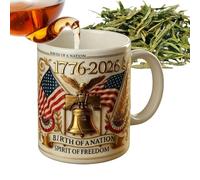 Taza de recuerdo de América, 250 aniversario patriótico - 1776 - 2026 taza conmemorativa ceremonial, para entusiastas de la historia, hombres, amigos, familiares, padres, madres, abuelos