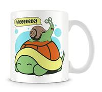Taza de regalo con caracol y tortuga