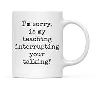 Taza De Regalo Lo siento, ¿mi clase está interrumpiendo? Taza De Té Gamers | 2 unidades-330ml Divertido Tazas De Café Encantador Tazas Desayuno Hermana Sorpresa