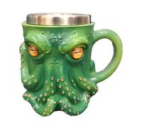 Taza de resina con diseño de pulpo Oceans Creature para amantes del mar, taza de café con estatua de pulpo 3D, vasos de resina para capuchino, latte, leche, sopa, agua, , cerveza, vino, whisky