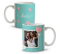 Taza de San Valentín Personalizada con Foto. Regalos Para Mujer Joven. Regalos Pareja. Regalo Para Parejas. Regalos 14 de Febrero Romanticos. Chavenas Personalizadas. Presente Dia Dos Namorados Homem