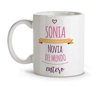 Taza de San Valentín Personalizada. Regalo Original Mujer. Regalos Parejas. Regalos para mi Novia de Cumpleaños. Regalos Originales Románticos. Taza Enamorados. Detalles Especiales Para San Valentín.