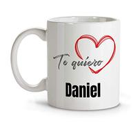 Taza de San Valentín Personalizada. Regalos Para Mujer Joven. Taza San Valentin Te Quiero. Regalo Personalizado Mujer Tazas Originales Para Regalar Hombre. Regalos Parejas Originales. Chavenas Cafe.