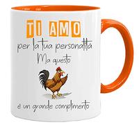 Taza de San Valentín/Te amo para tu personalidad - Taza/taza idea regalo original de cumpleaños/taza con frase y diseño divertido