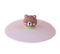 Taza De Silicona De Dibujos Animados Lindo | Taza Reutilizable Anti-derrame, Anti-polvo Y Resistente Al Calor Para Café, Té, Tazas Y Voy