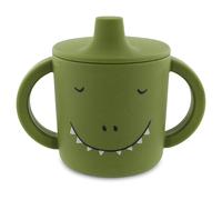 Taza de Silicona para Beber Mr. Dino de Trixie - Flexible, Segura y Perfecta para Manos Pequeñas