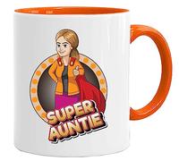 Taza de superhéroe | Super Mum Dad Auntie Gran Grandad | Regalos para mamá | Regalos de cumpleaños para mujeres | Regalo de cumpleaños de Navidad | Regalo del Día del Padre (Untie)