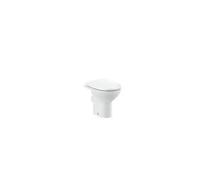 Taza de Tanque Alto O Empotrable con Tecnología Rimless y Salida Horizontal Victoria Blanco Roca - Asiento y tapa lacados con bisagras acetálicas