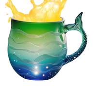 Taza de, taza de café con ondas de mar, taza de té, arte moderno con diseño de olas de mar para té frío caliente, agua, decoración del hogar, oficina, dormitorio, restaurante, bar