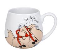 Taza de taza Könitz de porcelana Astérix y Obélix (¡Toc Toc Toc)