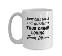 Taza De Té Adicto A Los Crímenes Reales Taza Personalizada Clásico Tazas De Cafe Premium Tazas Desayuno Para Oficina Cumpleaños Regalo 330ML
