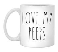 Taza De Té Amo A Mis Amigos Taza Personalizada Ideal Tazas De Cafe Decorativa Tazas Desayuno Para Cumpleaños Regalo Uso Diario 330Ml