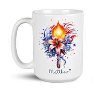 Taza De Té Antorcha De La Libertad Personalizada Tazas Desayuno Ideal Tazas De Cafe Clásico Taza Personalizada Para Todas Las Ocasiones Cumpleaños Oficina 330ML