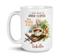 Taza De Té Café Personalizado Y Alabanza A Jesús Taza Personalizada Uso Diario Tazas Desayuno Clásico Tazas De Cafe Para Todas Las Ocasiones Oficina Cumpleaños 330ML