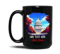 Taza De Té Capitolio De Los Estados Unidos, Washington Para 330ML