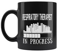 Taza De Té Cargando Terapeuta Respiratorio Estudiante En Formación Continua Negro Divertidísimo Taza Personalizada Premium Tazas De Cafe Divertido Tazas Desayuno Para Regalo Cumpleaños 330ML