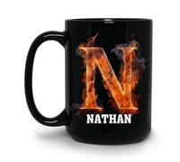 Taza De Té Carta Personalizada N Taza Personalizada Uso Diario Tazas De Cafe Ideal Tazas Desayuno Para Todas Las Ocasiones Cumpleaños Oficina 330ML