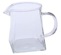 Taza de Té China de Vidrio 350ml Asa Lateral Reutilizable | Transparente y Brillante, Superficie Lisa, para Casa y Ceremonia, Adecuado para Usuarios y Aficionados del Té