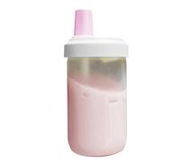 Taza de té con leche transparente - Vaso de paja a prueba de fugas de 500 ml con tapa, vasos reutilizables para café, , batidos, bebidas frías, taza de viaje ligera y portátil para uso diario