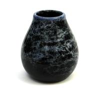 Taza de té de cerámica Marmol Blue 350 ml ● Taza de calabaza Kermika ● Taza de té de cerámica mate ● El color del mármol clásico ● Reutilizable ● Apto para lavavajillas