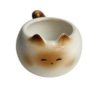 Taza de té de gato con diseño de gato, 210 ml, cerámica siamesa, gatitos siameses, para mujeres, que diluyen los accesorios, vasos de agua lindos, grandes representaciones para beber para los amantes