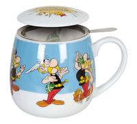 Taza de té de porcelana con filtro Könitz Astérix y Obélix (Poción mágica)