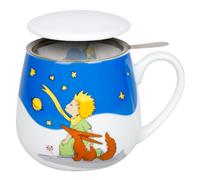 Taza de té de porcelana con filtro Könitz (El principito y el zorro)