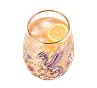 Taza de té de vidrio | Taza de té de vidrio portátil decorativa estética, taza de café con pájaros en relieve, para mujeres y hombres, familia, hogar, casa, cocina, escritorio, oficina, jardín, bebida