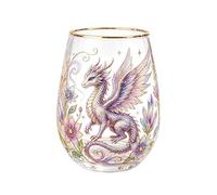 Taza de té de vidrio - Taza de té decorativa de vidrio portátil estética | Taza de té de colibrí | para mujeres y hombres, familia, hogar, casa, cocina, mesa, escritorio, oficina, jardín, bebida
