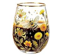 Taza De Té De Vidrio - Vaso de Vidrio Transparente con Relieve Estético - Tazas De Té Transparentes Con Relieve - Apta Para Mujeres Chicas Por Las Mañanas Capuchino, Latte, Bebida, Cereales, Cócteles