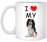 Taza De Té Divertido Cavalier King Charles Spaniel, Negro Y Tostado, Para Mujeres Y Mamás De Perros. Taza Personalizada Ideal Tazas De Cafe Decorativa Tazas Desayuno Para Cumpleaños