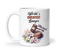 Taza De Té El Mejor Abogado Del Mundo, Personalizado Tazas De Cafe Uso Diario Taza Personalizada Clásico Tazas Desayuno Para Cumpleaños Todas Las Ocasiones Oficina 330ML