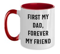 Taza De Té First My Dad Forever My Friend Dad Tazas Desayuno Premium Tazas De Cafe Decorativa Taza Personalizada Para Uso Diario Cumpleaños Oficina 300ML