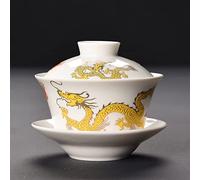 taza de té gaiwan, Taza de té china porcelana Gaiwan, sopera 200ml(Tea Tureen4)